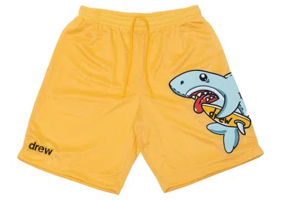 Pre-owned Drew House Figment Mesh Shorts In Tangerine