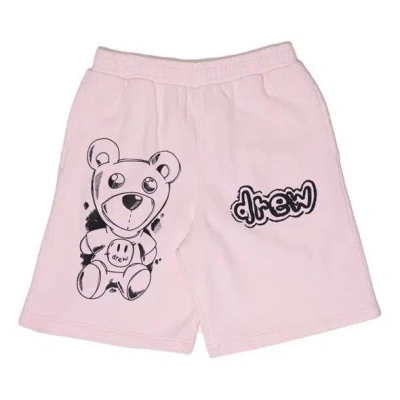 Drew House Fw21 Theodore Sketch Sweatshort Pale 'pink' In Purple