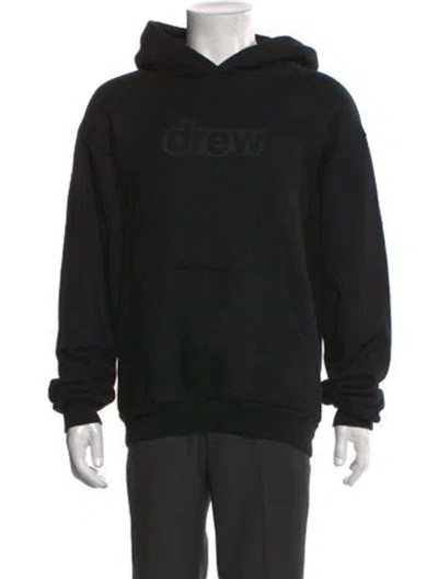 Pre-owned Drew House Graphic Print Crew Neck Hoodie In Black