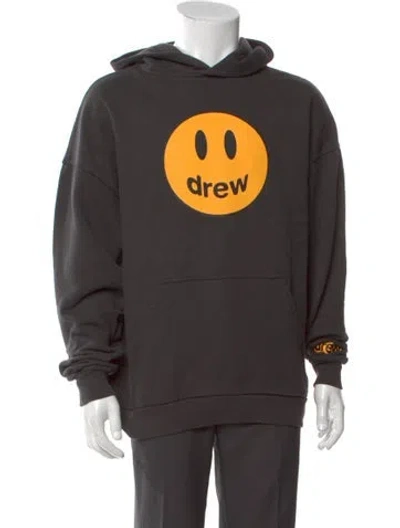 Pre-owned Drew House Graphic Print Crew Neck Hoodie W/ Tags In Gray