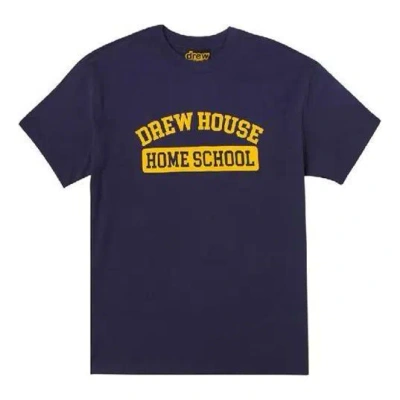 Drew House Homeschool T-shirt 'navy' In Purple
