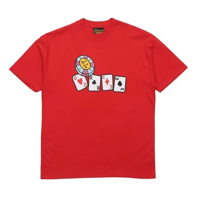 Drew House Lucky You Drew T-shirt 'red'
