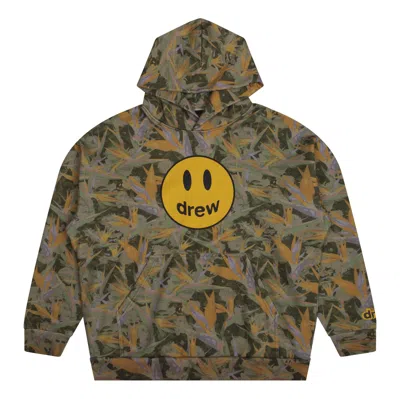 Drew House Mascot Oversized Oversized Hoodie 'drew Camo' In Green
