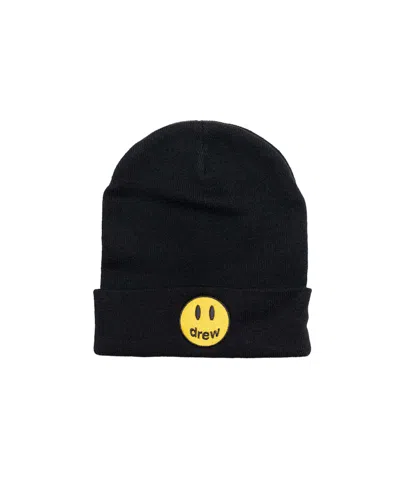 Pre-owned Drew House Mascot Rib Beanie In Black