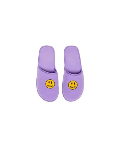 Pre-owned Drew House Mascot Slippers In Lavendar