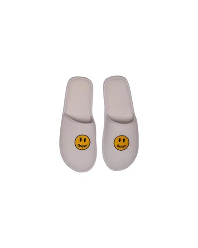 Pre-owned Drew House Mascot Slippers In White