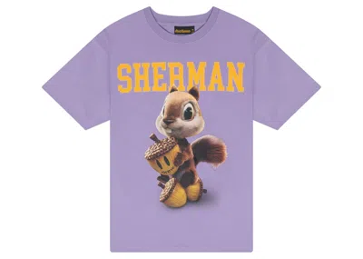 Pre-owned Drew House Men's  3d Sherman Short Sleeve Tee Shirt In Lavender In Purple