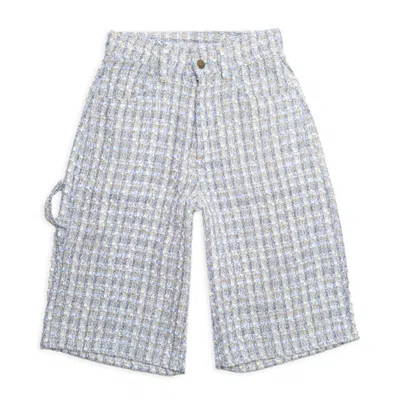 Pre-owned Drew House Men's  Boucle Carpenter Short In Light Blue