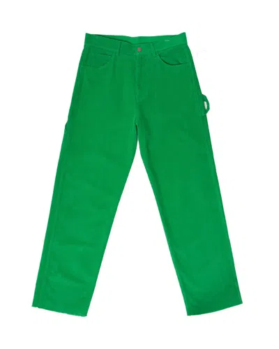 Pre-owned Drew House Men's  Corduroy Carpenter Pant In Green