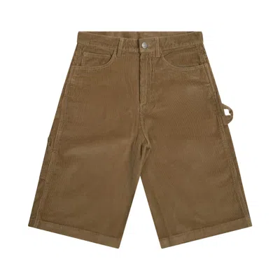 Pre-owned Drew House Men's  Corduroy Carpenter Short In Chaz Brown