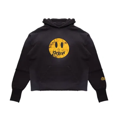 Pre-owned Drew House Men's  Deconstructed Mascot Hoodie In Faded Black