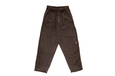 Pre-owned Drew House Men's  Lightweight Denim Church Pants In Light Black