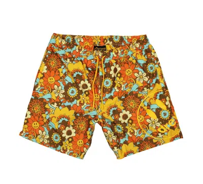 Pre-owned Drew House Men's  Mascot Pool Short In Vintage Floral