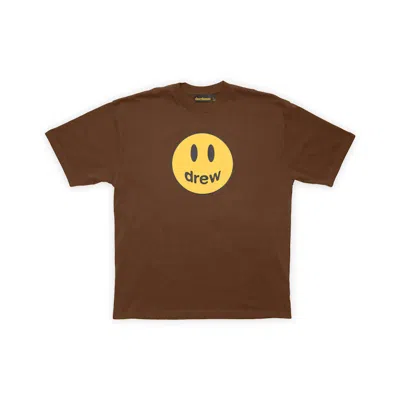 Pre-owned Drew House Men's  Mascot Short Sleeve Tee Shirt In Brown