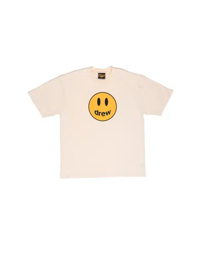 Pre-owned Drew House Men's  Mascot Short Sleeve Tee Shirt In Cream
