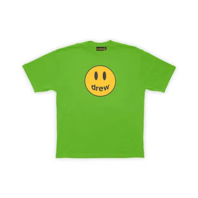 Pre-owned Drew House Men's  Mascot Short Sleeve Tee Shirt In Lime
