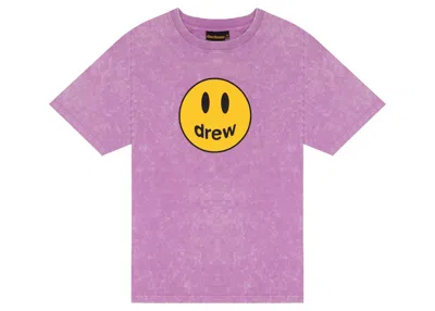 Pre-owned Drew House Men's  Mascot Short Sleeve Tee Shirt In Washed Grape