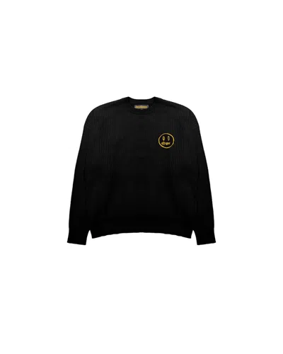 Pre-owned Drew House Men's  Mascot Waffle Sweater In Black