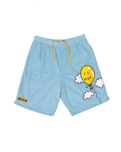 Pre-owned Drew House Men's  Mesh Joy Shorts In Sea Blue