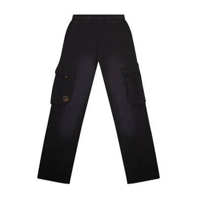 Pre-owned Drew House Men's  Oversized Cargo Sweatpant In Faded Black