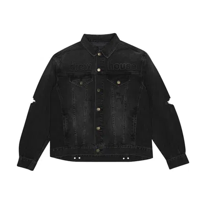 Pre-owned Drew House Men's  Oversized Mascot Trucker Jacket In Camarillo Wash