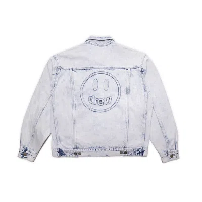 Pre-owned Drew House Men's  Oversized Mascot Trucker Jacket In Painted Indigo