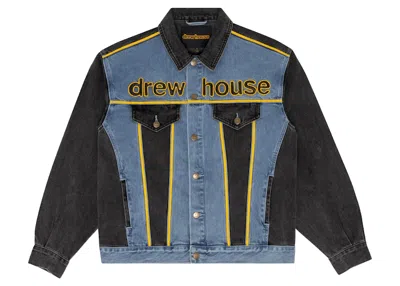 Pre-owned Drew House Men's  Oversized Mascot Trucker Jacket In Vintage Block In Multi