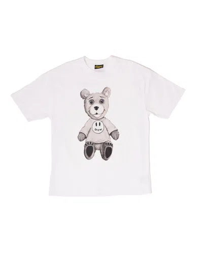 Pre-owned Drew House Men's  Real Theodore Short Sleeve Tee Shirt In White