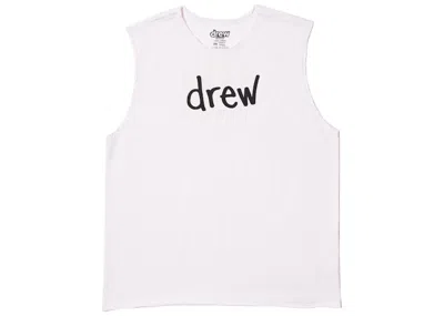 Pre-owned Drew House Men's  Scribble Mascot Sleveless Tee Shirt In White