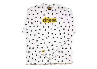 Pre-owned Drew House Men's  Secret Long Sleeve Tee Shirt In Polka Dot