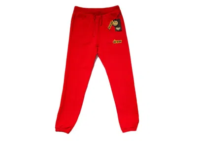 Pre-owned Drew House Men's  Secret Sweatpant In Red