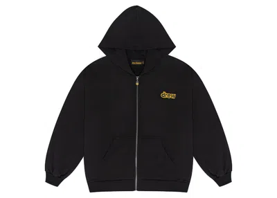Pre-owned Drew House Men's  Secret Zip Up Hoodie In Black