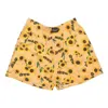Drew House Rayon Sofia Short 'secret Sunflower' In Yellow