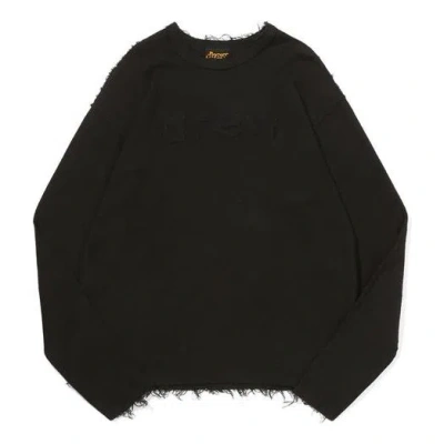 Drew House Reverse Terry Secret Long Sleeve T-shirt 'black'