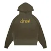 Drew House Scribble Oversized Hoodie 'olive Green'