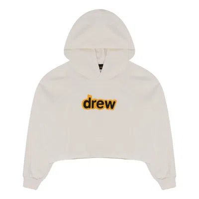 Drew House Secret Cropped Hoodie 'off White' In Neutral
