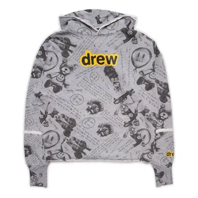 Drew House Secret Deconstructed Hoodie 'idears Heather Grey' In Gray