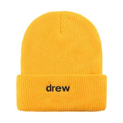 Pre-owned Drew House Secret Waffle Beanie In Golden Yellow