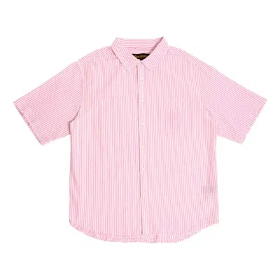 Drew House Seersucker Shirt 'seersucker Pink'