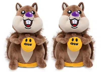 Pre-owned Drew House Sherman Plush Slipper In Brown