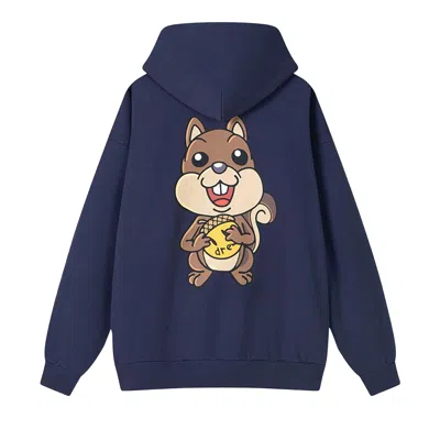 Pre-owned Drew House Sherman Zip-up Hoodie 'navy' | Blue | Men's Size M