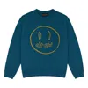 Drew House Sketch Mascot Crewneck 'peacock' In Blue