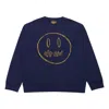 Drew House Sketch Mascot Crewneck Sweatshirt 'navy' In Blue