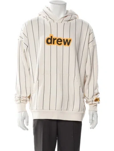 Pre-owned Drew House Striped Crew Neck Hoodie In Neutral