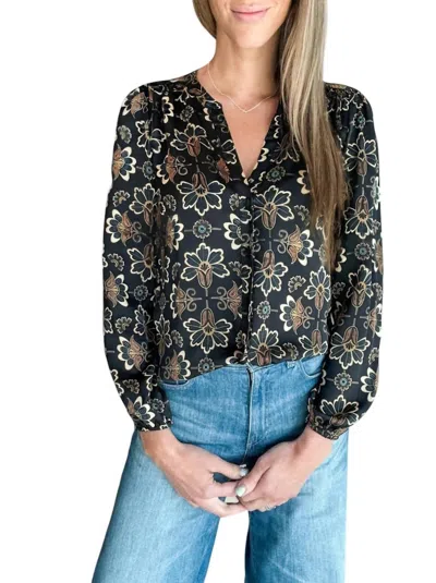 Drew Jalen Blouse In Dakota In Multi