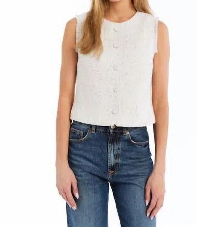 Drew Janette Sweater In Ivory In White