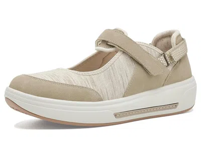 Drew Janice Women's Flat Shoes Sand Combo: 10 M (b), Synthetic In Neutral