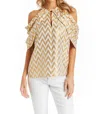 Drew Jannet Top In Anthens In Yellow