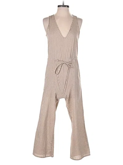 Pre-owned Drew Jumpsuit In Brown