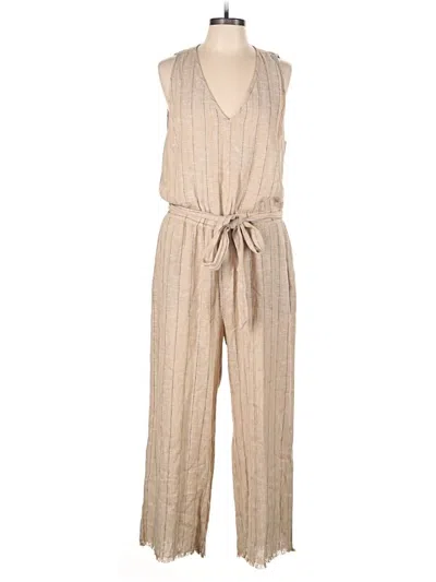 Pre-owned Drew Jumpsuit In Brown